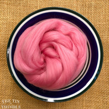 Load image into Gallery viewer, Flamingo Merino Wool Roving for Felting, Spinning or Weaving - 1 oz - Nuno, Wet or Needle Felting Fibers
