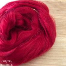 Load image into Gallery viewer, Cultivated Bombyx (Mulberry) Silk Fiber for Spinning or Felting in Passion - 3.5 Grams or More
