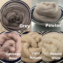 Load image into Gallery viewer, Cafe Au Lait Merino Wool Roving - 21.5 micron -1 oz - For Nuno Felting, Wet Felting, Weaving, Spinning - OEKO Tex 100 Certified
