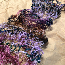 Load image into Gallery viewer, Tubular Yarn #13/ Felting Fiber / Cool Fiber - 18" - Nuno Felting / Wet Felting / Felting Supplies / Textural Fiber / Felting Yarn
