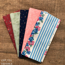 Load image into Gallery viewer, Fat Quarter Bundle / Pink &amp; Blue Fabric / Fat Quarters / Quilting Fabric / Fat 1/4 / Great for Making Masks! / 100% Cotton
