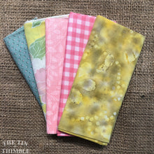 Load image into Gallery viewer, Fat Quarter Bundle / Pink and Yellow Fabric / Fat Quarters / Quilting Fabric / Fat 1/4 / Great for Making Masks! / 100% Cotton
