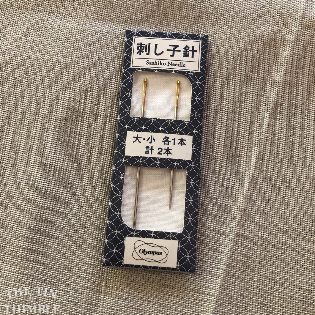 Japanese Sashiko Embroidery Needle - 2 Pack - Made in Japan by Olympus