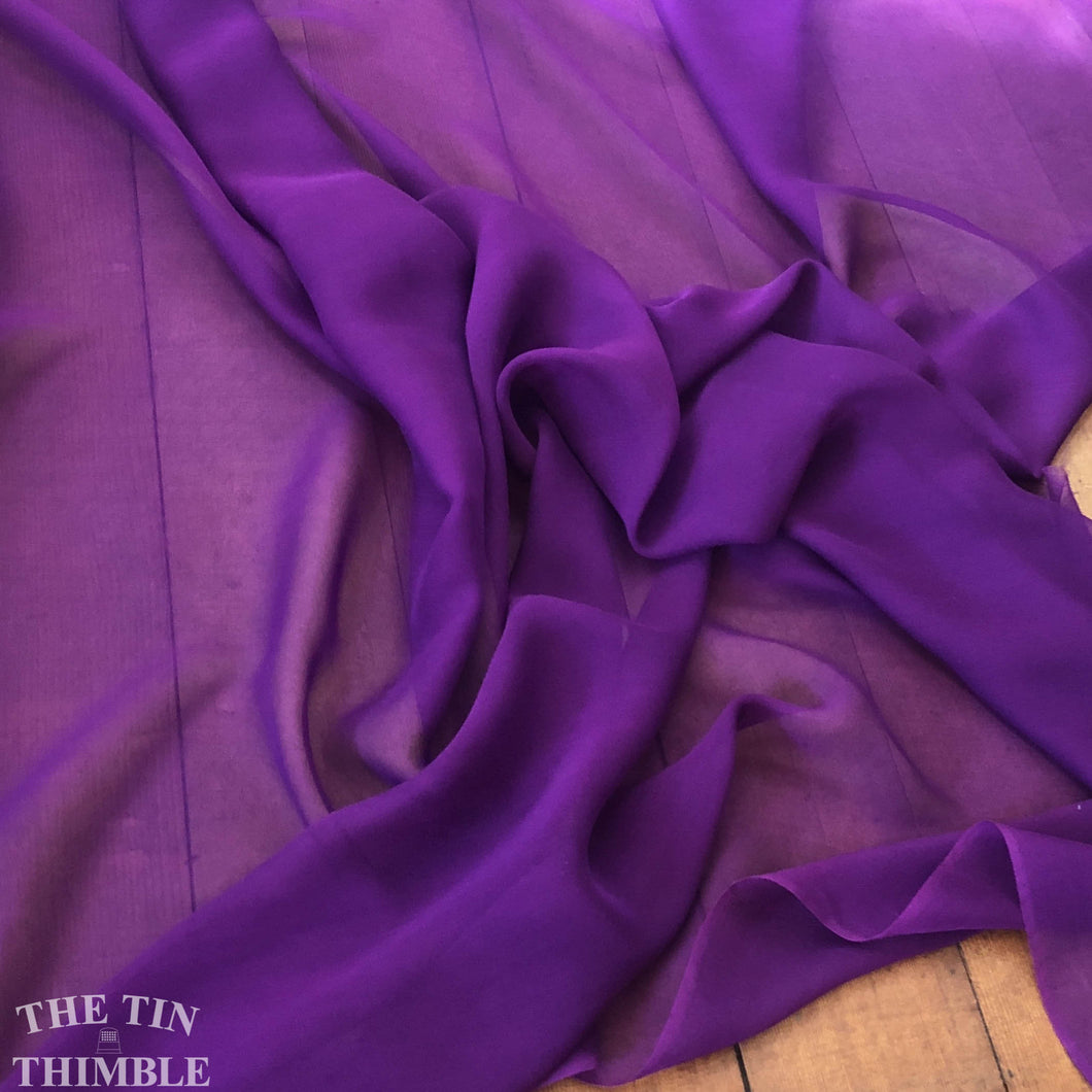 Silk Chiffon Fabric by the Yard Great for Nuno Felting - 45
