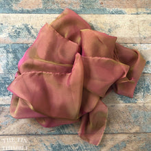 Load image into Gallery viewer, Nuno Felted Scarf Supply Kit - Antique Rose - Merino Wool Roving, Silk Chiffon Scarf, Embellishments
