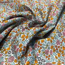 Load image into Gallery viewer, Certified Organic Cotton - Good Vibrations by Elizabeth Olwen in &quot;Flowerfield&quot; - 1 Yard
