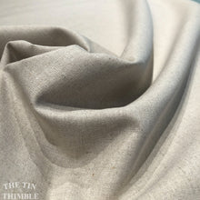 Load image into Gallery viewer, 55% Linen 45 Cotton Fabric by the Yard / Natural Oatmeal Color / 54 Wide
