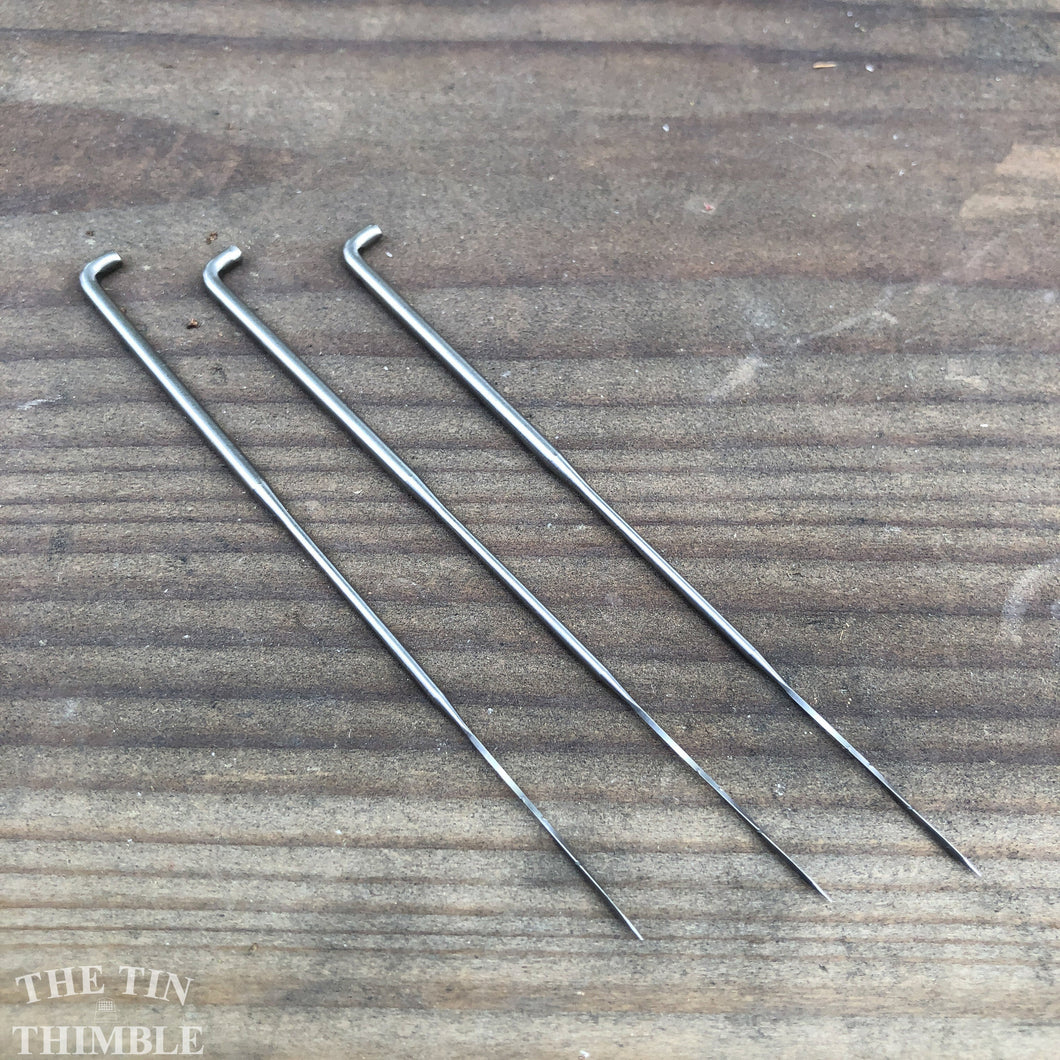 Set of 3 #40 Spiral Felting Needles - Needles for Dry Felting