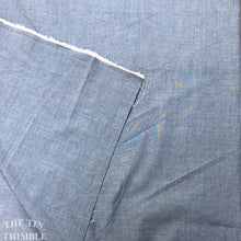 Load image into Gallery viewer, Gray/Blue Denim Chambray Fabric -1 Yard - 100% Cotton Fabric
