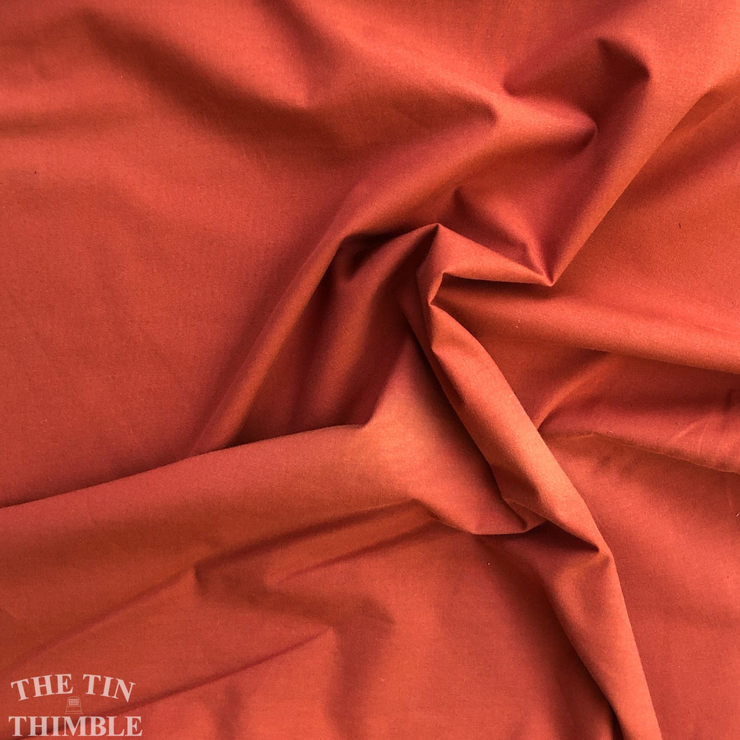 Modern Solid by Jason Yenter in Burnt Orange - In the Beginning Fabrics - Orange Quilting Cotton