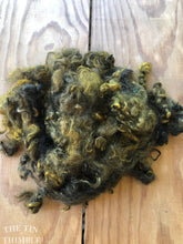 Load image into Gallery viewer, Mohair Locks for Felting, Spinning or Weaving - 1/4 Oz - Hand Dyed in the Color &#39;Patina&#39;
