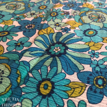 Load image into Gallery viewer, Authentic Vintage 1960s Floral Printed Crinkle Cotton - By the Yard
