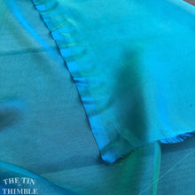 Load image into Gallery viewer, Pure Silk Chiffon Scarf with Unfinished Edges / Great for Nuno Felting / Approx. 14&quot; x 90&quot; / Peacock
