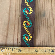 Load image into Gallery viewer, Vintage Embroidered Trim - By the Half Yard - 100% Cotton Vintage Jacquard Ribbon Trim
