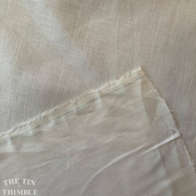 Load image into Gallery viewer, Linen Fabric by the Yard in Bleached White - 100% Pure Linen Yardage
