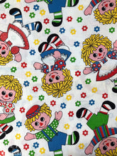 Load image into Gallery viewer, Vintage Doll Print Cotton Fabric - 7/8 Yard x 44&quot;
