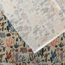 Load image into Gallery viewer, Arid Wilderness by Louise Cunningham for Cloud 9 Fabrics - Organic Cacti and Succulents Print - Quilting Cotton - 227049
