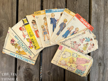 Load image into Gallery viewer, 9 Vintage Simplicity / McCall&#39;s Baby Patterns - Size 3 mo - 1 yr - CPL6 - M4569, M4496, M3573, S7503, S8473, S6779, S7031, S4287, S1443
