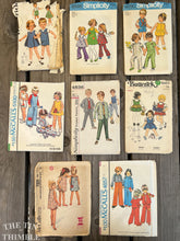 Load image into Gallery viewer, 8 Vintage Toddler Patterns - Size 2 - CPL7 - B3025, S9586, S9290, M5100, S4836, B6457, M7221, M4657
