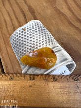 Load image into Gallery viewer, Large Agate Shank Button - Unique Natural Gemstone Button - 1 3/4&quot; Across at Longest Point
