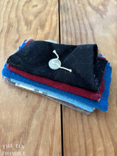 Load image into Gallery viewer, 100% Wool Felt Scrap Bundle - Great for Applique and Crafts - #35
