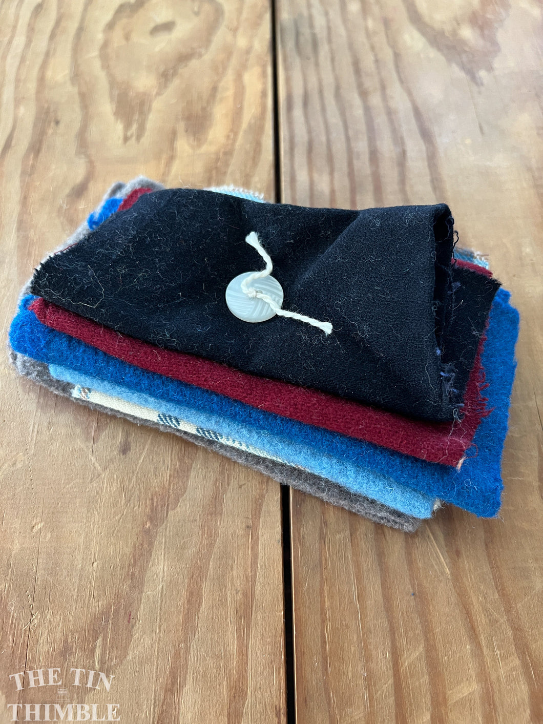 100% Wool Felt Scrap Bundle - Great for Applique and Crafts - #35