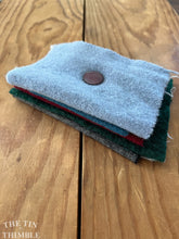 Load image into Gallery viewer, 100% Wool Felt Scrap Bundle - Great for Applique and Crafts - #36
