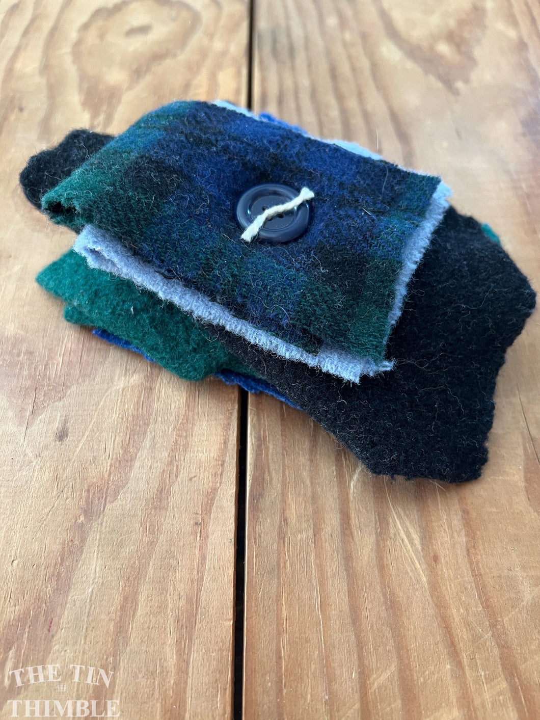100% Wool Felt Scrap Bundle - Great for Applique and Crafts - #43