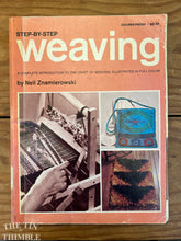 Load image into Gallery viewer, VINTAGE 1967 &quot;Step by Step Weaving&quot; Paperback Book by Nell Znamierowski  - Macrame Book / How to Macrame / Golden Press
