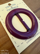 Load image into Gallery viewer, Vintage Belt Buckle -  Authentic Vintage Purple Plastic Belt Buckle - #17
