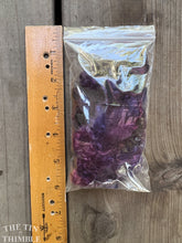 Load image into Gallery viewer, Mohair Locks for Felting, Spinning or Weaving - 1/4 Oz - Hand Dyed in the Color &#39;&#39;Viola&quot;
