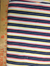 Load image into Gallery viewer, Stripe Fabric / Cotton Fabric / Extra Wide Cotton - 2 3/8 Yards - Multicolor Stripe / Blue Stripe / Extra Wide Fabric / Quilting Fabric
