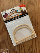 Load image into Gallery viewer, Rattan Purse Handles - Set of 2 - Bamboo Bag Handles - 4 1/2&quot; x 4&quot;
