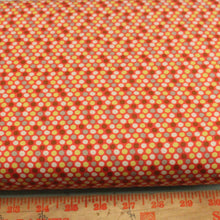 Load image into Gallery viewer, Charleston Farmhouse / B Dotted in Zinnia / Felicity Miller / Free Spirit / 1 Yard / Cotton Fabric / Fabric by Yard / Polka Dot / Quilting

