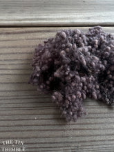 Load image into Gallery viewer, Wool Nepps or Nibs for Felting in Mushroom / 1/8 Oz / Hand Dyed Textural Fibers for Nuno or Wet Felting
