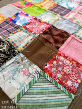 Load image into Gallery viewer, Four Vintage Quilted Placemats - Unfinished - 100%  Cotton Quilted Pieces
