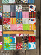 Load image into Gallery viewer, Four Vintage Quilted Placemats - Unfinished - 100%  Cotton Quilted Pieces
