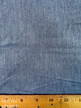 Load image into Gallery viewer, Blue Chambray Fabric - 100% Cotton - 58&quot; Wide by the Yard
