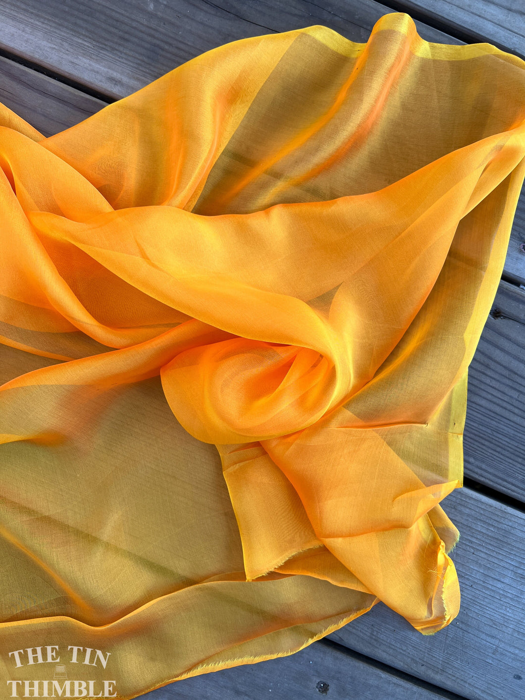 Iridescent Silk Chiffon Fabric by the Yard / Great for Nuno Felting / 54