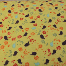 Load image into Gallery viewer, Flannel Fabric / Bridgette Lane / Valori Wells / Free Spirit Fabrics -1 Yard- Cotton Flannel / Green Flannel / Bird Flannel / Floral Flannel
