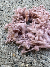 Load image into Gallery viewer, Shell Pink Wool Nepps or Nibs for Felting by DHG / 1/8 Oz or More / Commercially Dyed Textural Fibers for Nuno or Wet Felting
