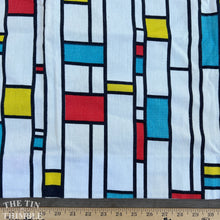 Load image into Gallery viewer, Authentic Vintage Midcentury Piet Mondrian Inspired Curtains - Home Decorator Weight - Fully Lined
