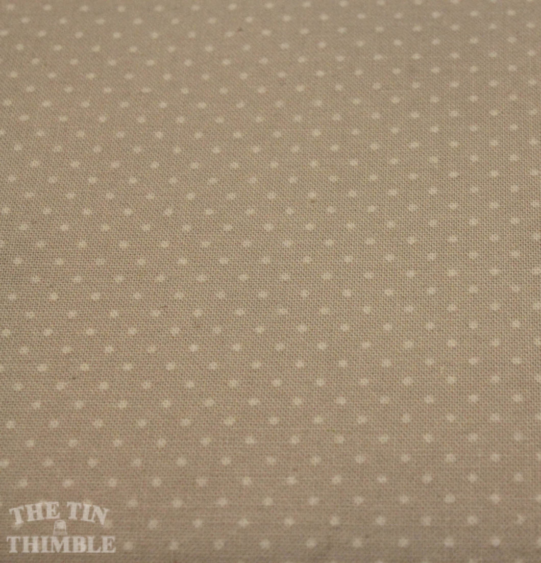 Tiny Polka Dot in Grey by Quilting Treasures 