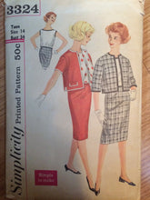 Load image into Gallery viewer, 1950s Simplicity Women&#39;s Skirt, Blouse and Jacket Pattern 3324 Sz 14 Bust 34 -  Vintage Simplicity / 50s Simplicity /
