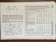 Load image into Gallery viewer, 1960s Simplicity Girl&#39;s Dress and Smock Pattern #6599 Size 10, Breast 28&quot;   Vintage Simplicity / 60s Simplicity / 60s
