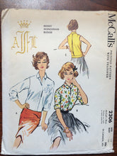 Load image into Gallery viewer, Vintage 1959 McCall&#39;s Blouse Pattern #2306 Size 14 Bust 34 - Vintage McCall&#39;s Pattern / 50s McCall&#39;s
