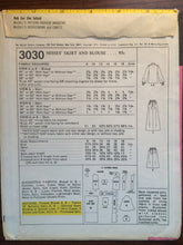 Load image into Gallery viewer, 1970s Skirt Pattern / Vintage Sewing Pattern / Blouse Pattern / McCall&#39;s 3030 / Size 12 Bust 34 / Skirt with Pockets / Maxi Skirt Pattern
