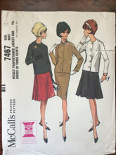Load image into Gallery viewer, Misses Jacket and Skirt Pattern #7467 Vintage 1964 McCall&#39;s  Size 14 Bust 34&quot;  Vintage McCall&#39;s Pattern / 60s McCall&#39;s
