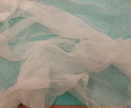 100% Cotton Gauze,Cheesecloth or Scrim by the Yard. Grade 20. Great Fabric for Felting, Dyeing, Cooking and Crafts