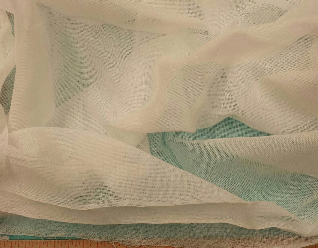 Cheesecloth - Grade 90 - 100% Cotton - Great for Felting & Dyeing - 1 Yard - Cotton Fabric / Fabric by Yard / New Fabric / Felting Fabric
